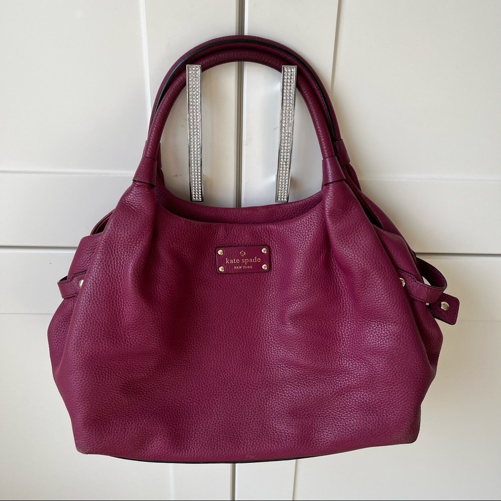 Kate Spade Fuchsia Leather Handbag